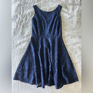 Navy Lace Dress